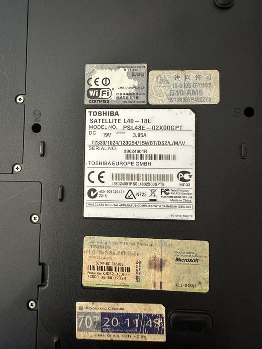 Toshiba Satellite L40