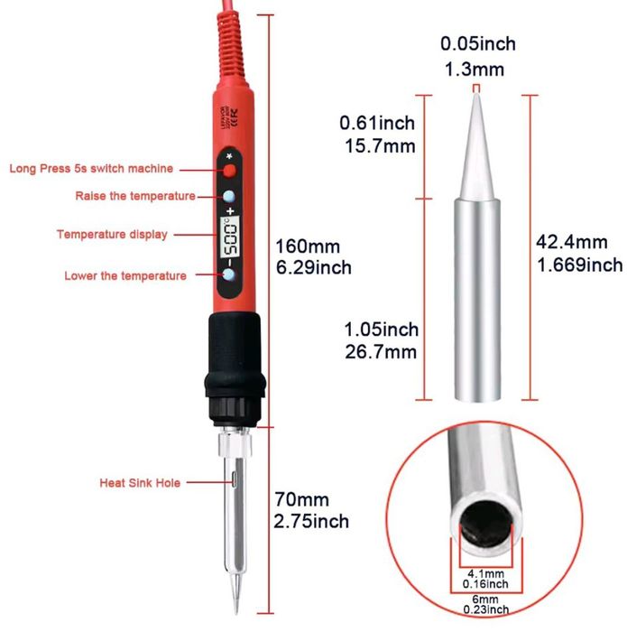 Термофен з паяльником. Паяльна станція. Паяльная станция.