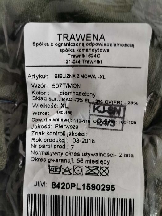 Bielizna Letnia/Zimowa WP