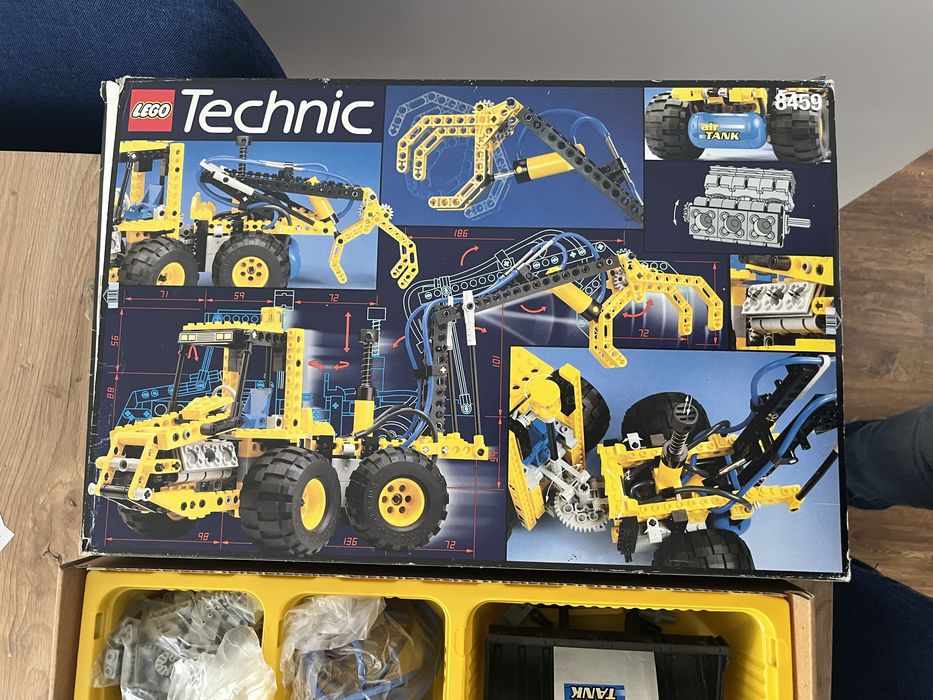 Lego Technic Ładowarka 8459  / 8439/ 8464 + pudełko + wytłoczką