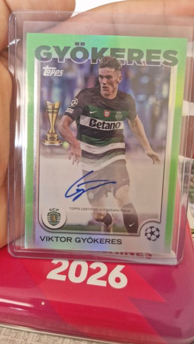 Lote Sporting CP – Autógrafo Viktor Gyökeres /199 Numerado, Quenda Future Stars, Hjulmand