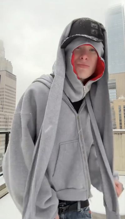 Balenciaga zip-up hoodie incognito