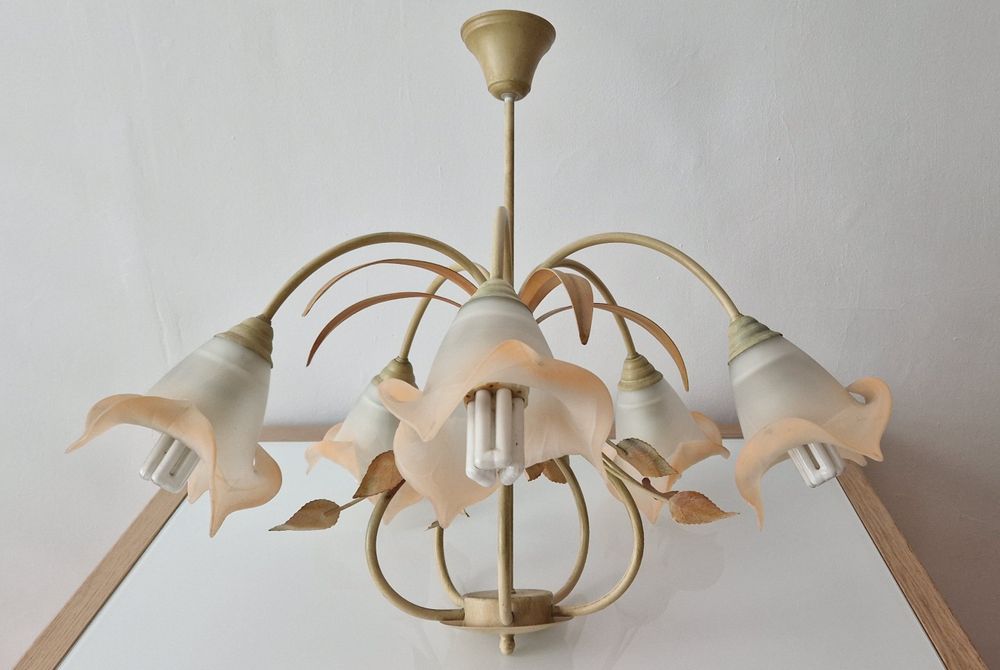 Lampa wisząca kwiaty