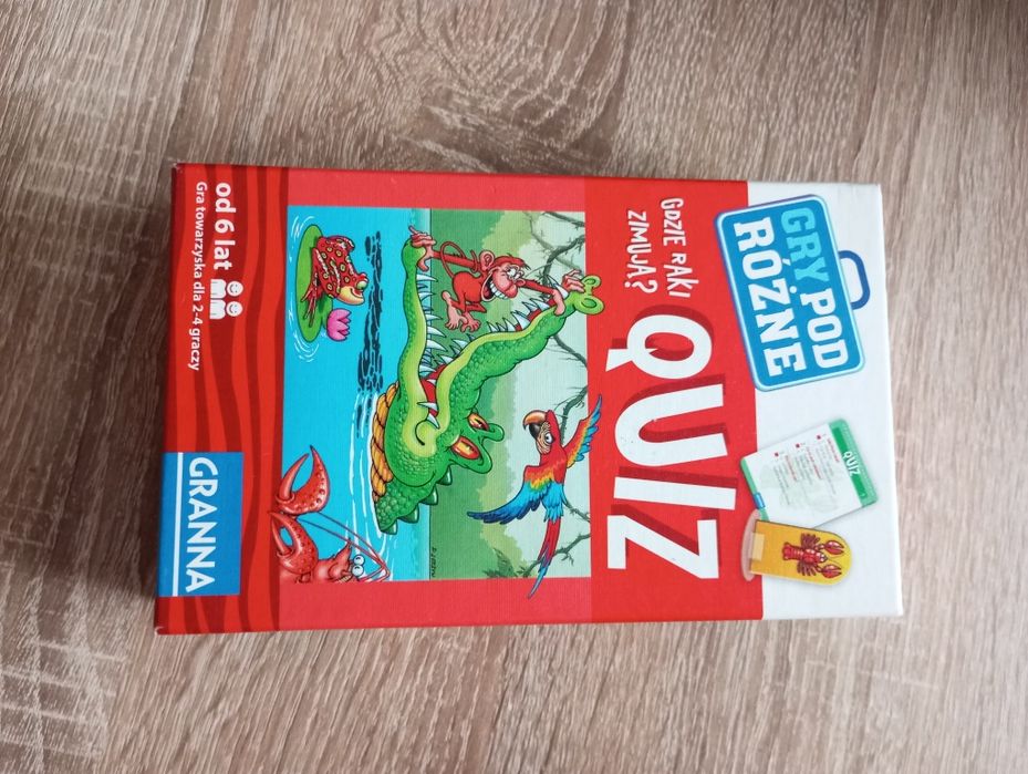 Gra planszowa Quiz Gdzie raki zimują