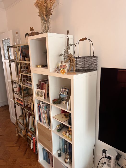 Conjunto de Módulos do IKEA kALLAX/LACK brancos