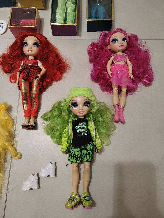 Lalki Rainbow High, duża kolekcja + akcesoria
