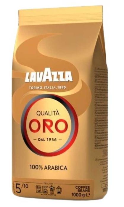 6x Kawa ziarnista Lavazza Qualità Oro 1kg 100% Arabica łagodny smak DARMOWA WYSYŁKA !!!