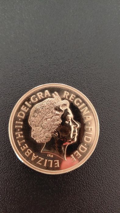 Moeda Ouro 5 Libras Ano 2000