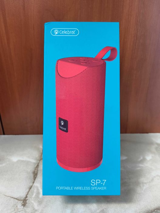 Портативна беспроводная Bluetooth колонка Celebrat SP-7 TWS