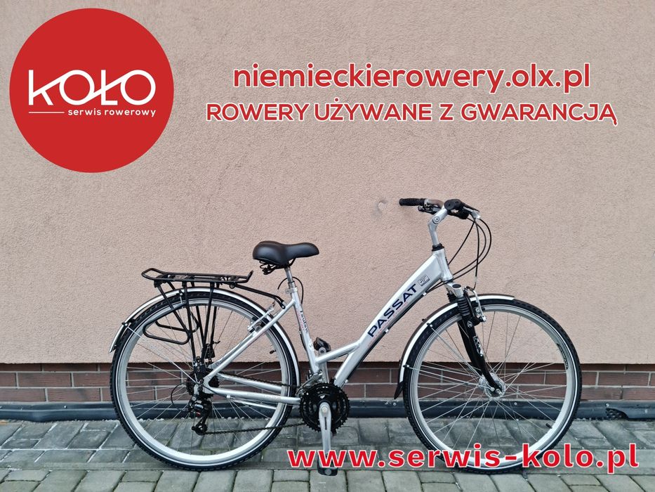 Rower damski damka PASSAT koła 28 SHIMANO DEORE aluminium okazja