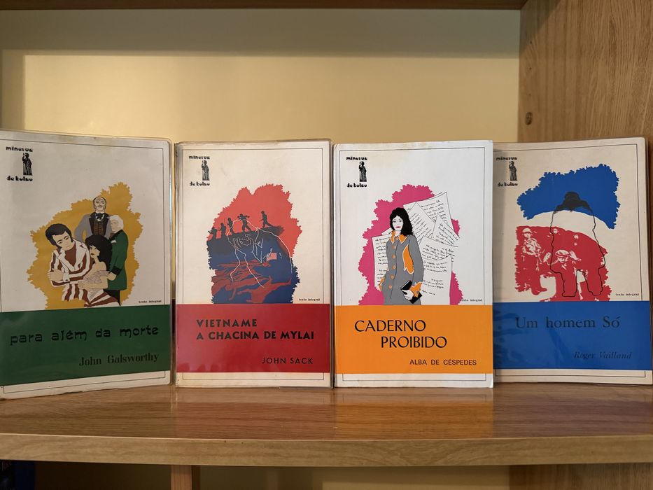 Lote 7 Livros de Bolso - Coleção Mini-Livros "mb" (Livros do Brasil)