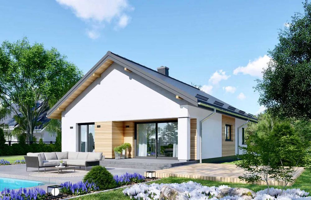 Nowy dom parterowy APS 340  Szopinek