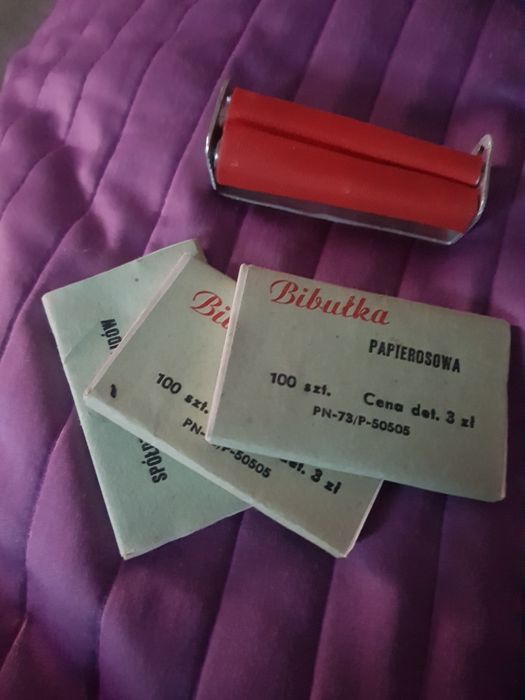 zestaw do robienia papierosów, gilza