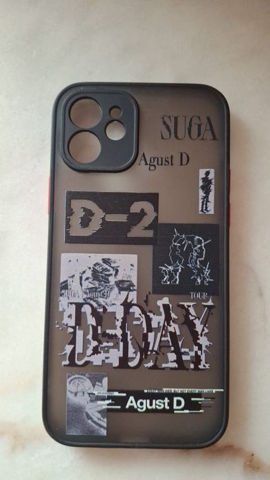 Capinha Agust D Suga BTS - Tour D-DAY iPhone 12