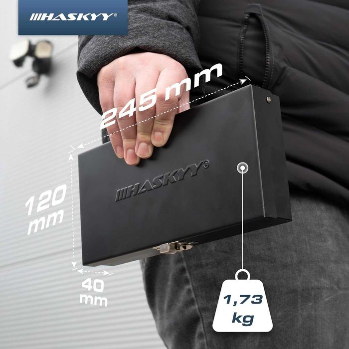 HASKYY profesjonalny 16-częściowy zestaw bitów, Torx, nasadki nasadowe