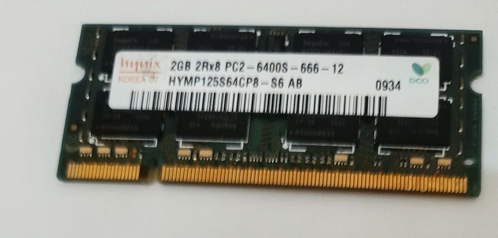 Memória para portátil DDR2 2GB 2RX8 PC2-6400s-666-12 SODIMM 1.8V