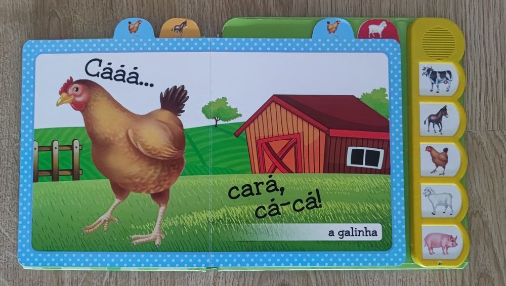 Livro ilustrativo e sonoro "A Quinta"
