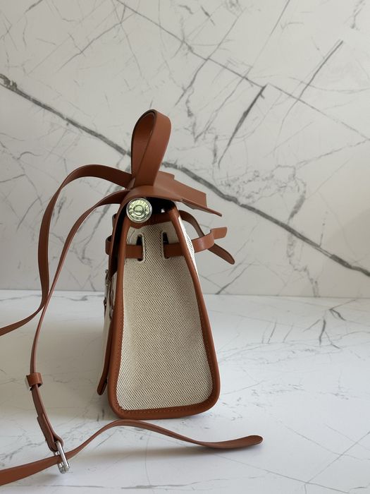 Сумка Hermes Herbag 25 sm gold, ермес хербек рижа, эрмес черная