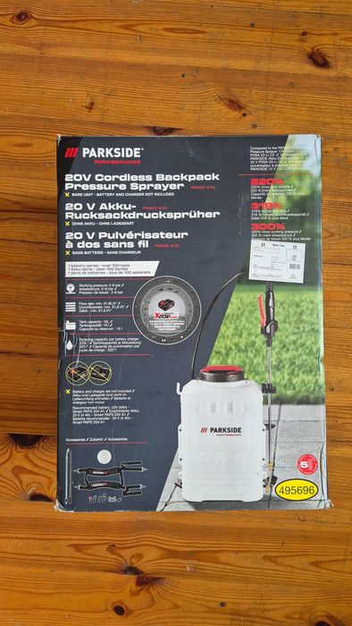 Opryskiwacz akumulatorowy Parkside PPARDS 16 D3 20V - NOWY