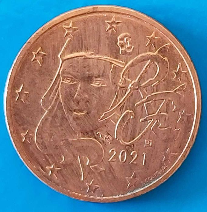 2 Cêntimos de 2021 da França