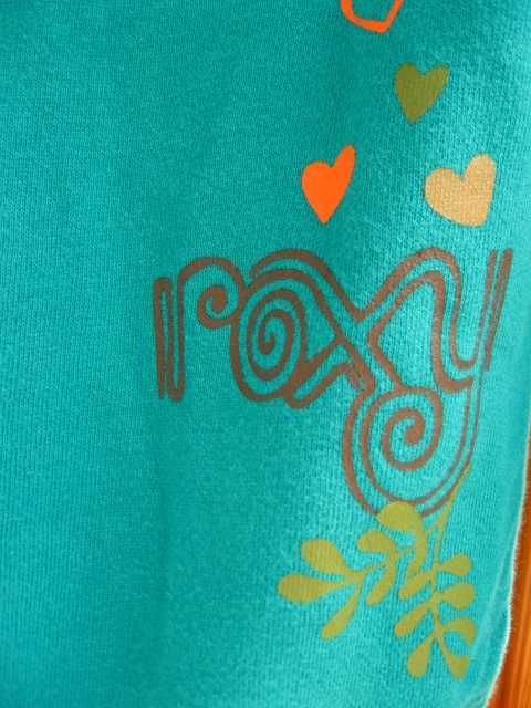 толстовка бирюзовая, митенки, капюшон, принт дерево, хлопок подростку