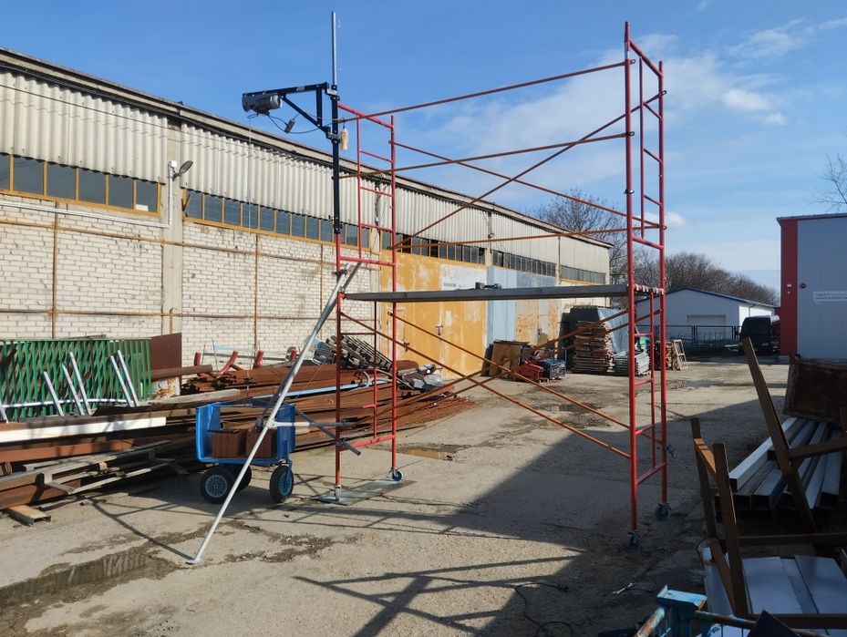 Rusztowanie elewacyjne drabinkowe modułowe