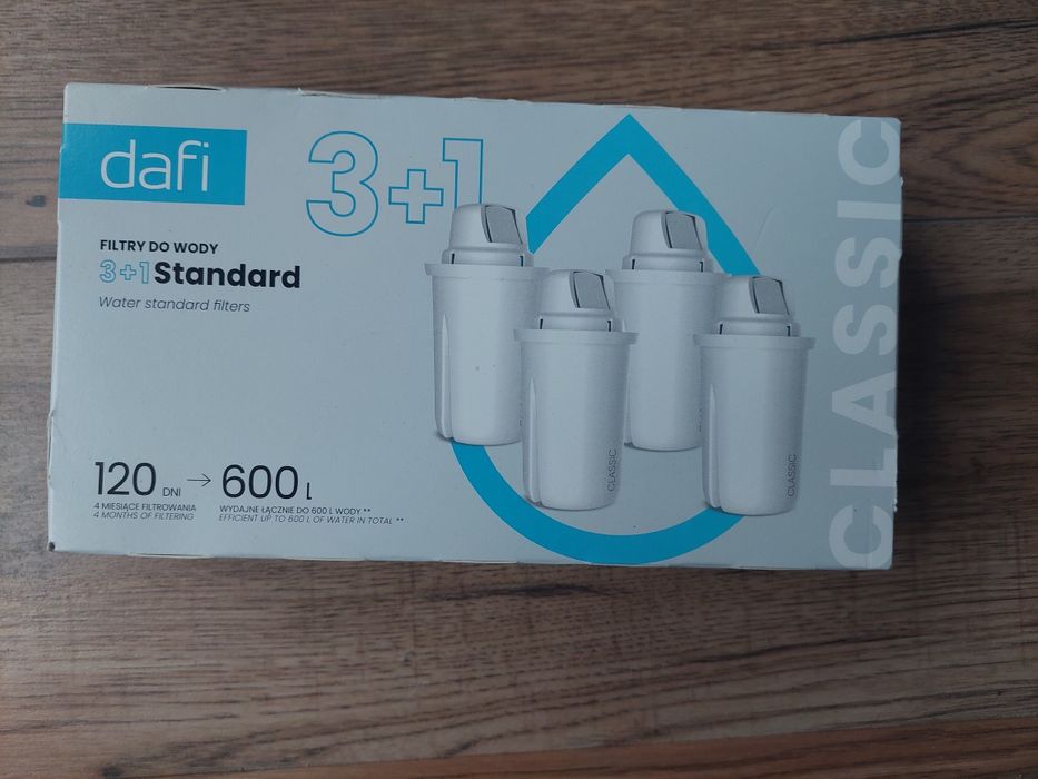 Zestaw filtrów do wody dafi standard 3+1
