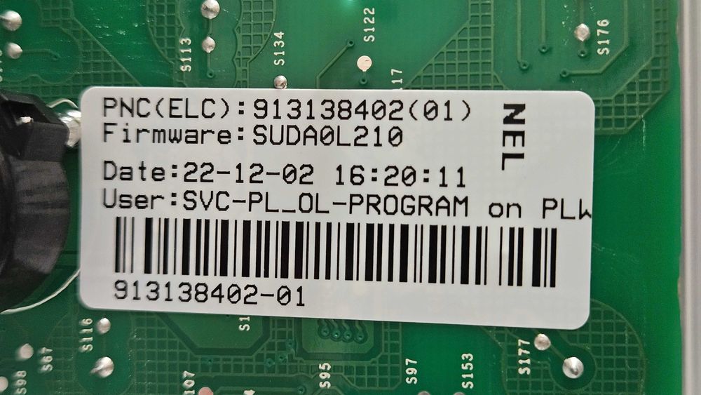 ELECTROLUX EW6TN4261P  programator pralka