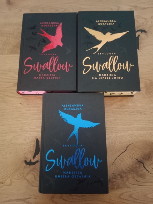 Trylogia Swallow Aleksandra Muraszka z autografem wyd. specjalne