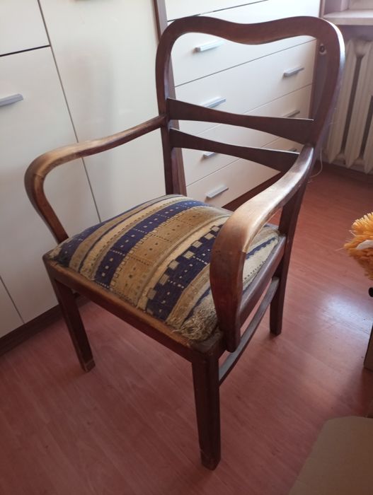 Fotel gabinetowy w stylu Art Deco