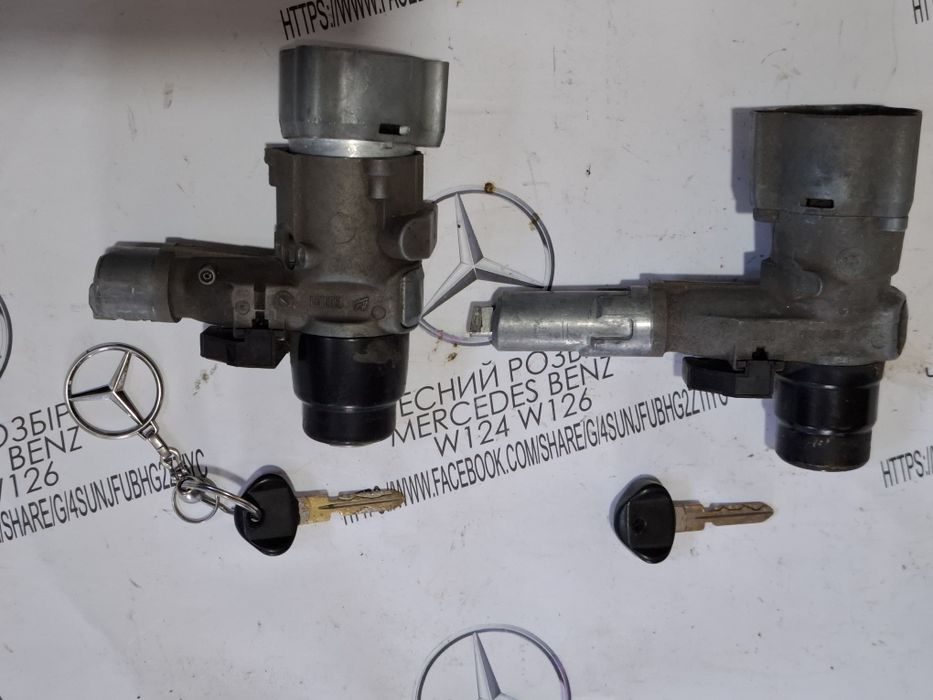 Замки зажигания с ключом дизель, бензин Мерседес w124 w126