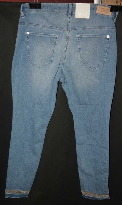 Jeansy Mac Pipe Fringe Chain W42 L27
