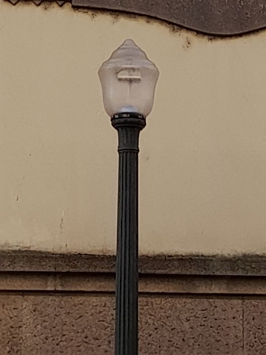 Candeeiro de Rua - Topo do lampião - Tulipa - antigo  original anos 60