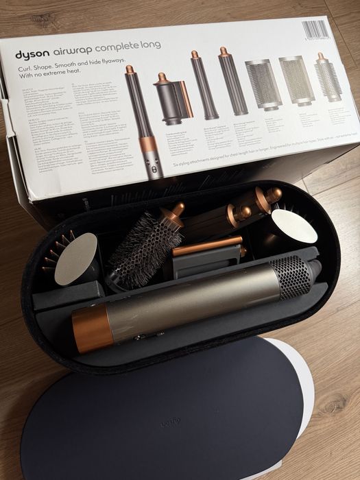 Продам dyson airwrap long nickel/cooper