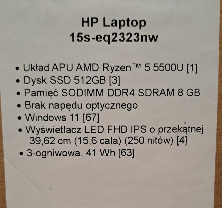 sprzedać nowy laptop