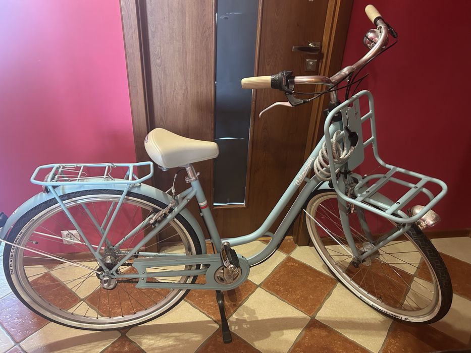 Rower miejski Volkswagen – styl retro / cargo – stan bardzo dobry