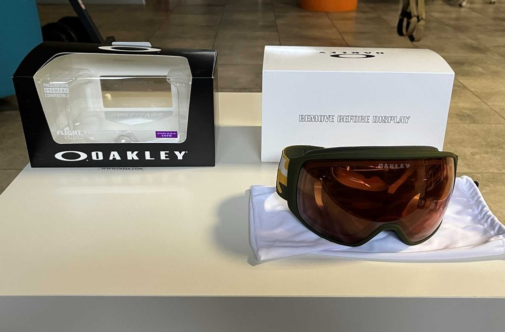 Маска Oakley Flight Tracker XL Mustard Dark Brush Camo Prizm Persimmon