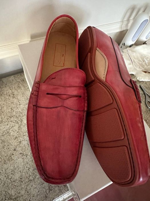 лофери Santoni   Натуоальна шкіра