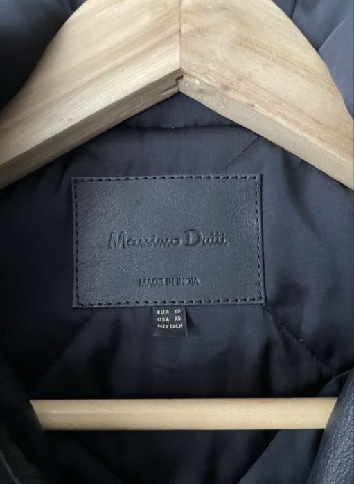 Дубленка Пальто натуральная кожа massimo dutti