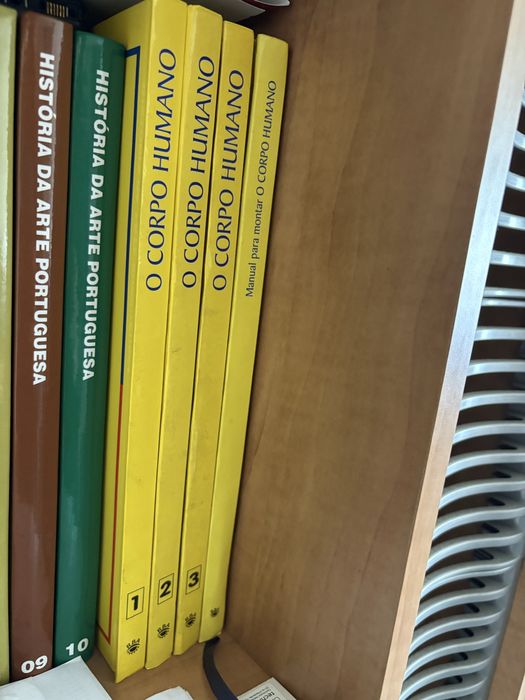 O Corpo Humano, volumes didaticos