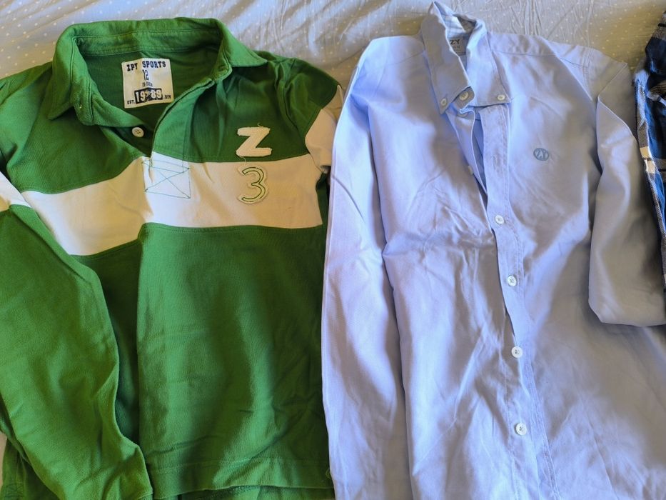 Camisas manga comprida rapaz