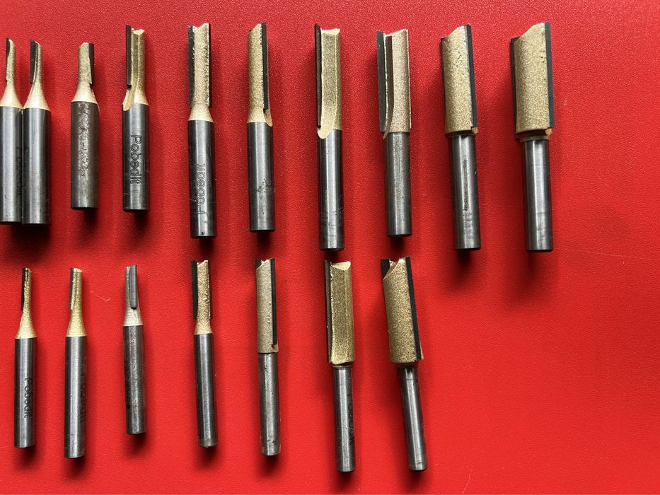Кінцеві пазові фрези діаметр 3 - 12 мм ( 6 та 8 мм цанга).