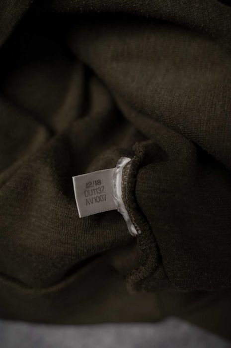 Męska Bluza Hoodie Sportswear Basic Original Adidas Khaki Ciemno zielona