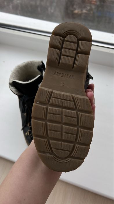 Черевики зимові дитячі wheat 33 розмір. Взуття wheat