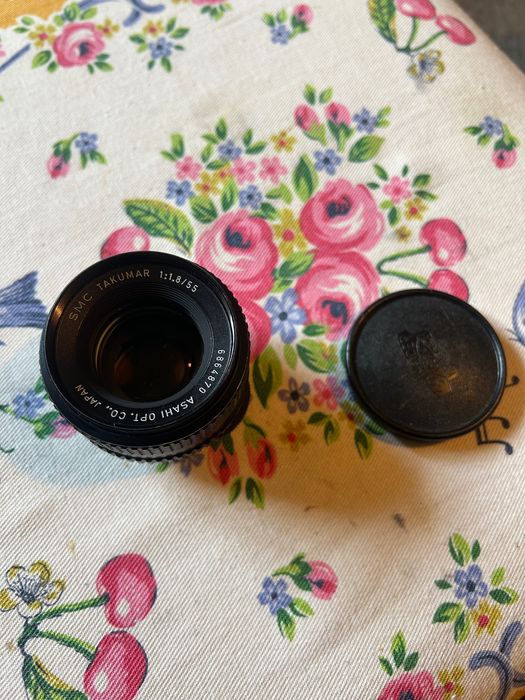 Lente Asahi Pentax SMC Takumar 55mm 1.8f