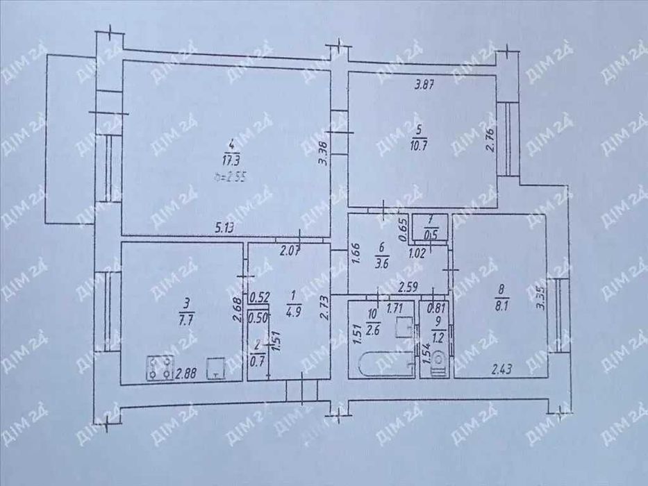 Трикімнатна квартира на Подолі