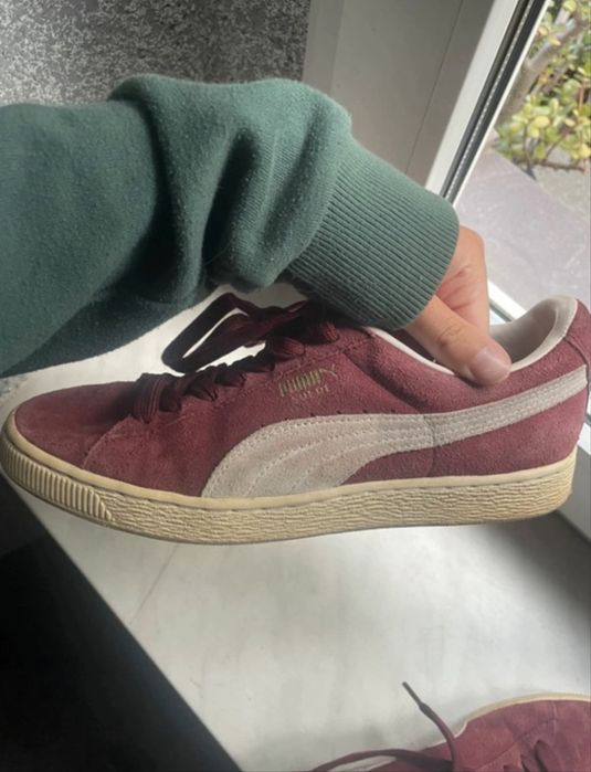 Oryginalne buty damskie puma zamszowe