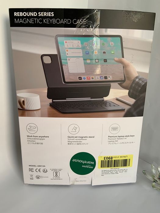 Чохол-клавіатура ESR Rebound Magnetic Keyboard Case для iPad Air 11" M3/M2/10.9" / Pro 11" M1/M2