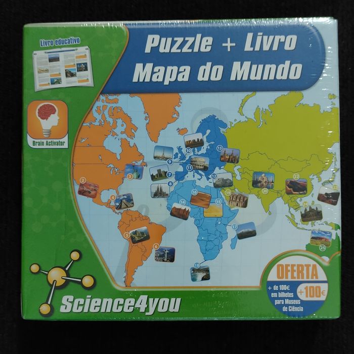 Jogo Mapa do Mundo Science4you