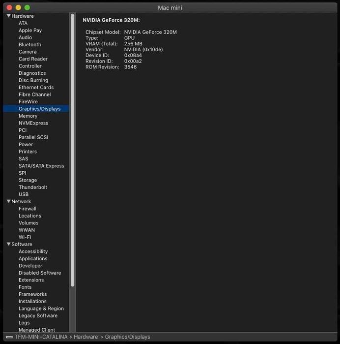 APPLE MacMini 4.1 Core2Duo NVidia SSD 275